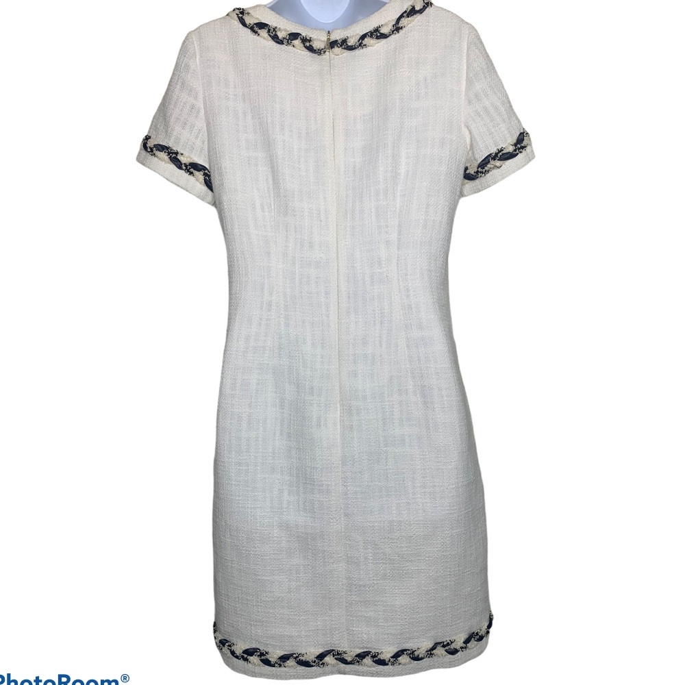 Karl Lagerfeld ivory tweed sheath dress - Picture 2 of 9